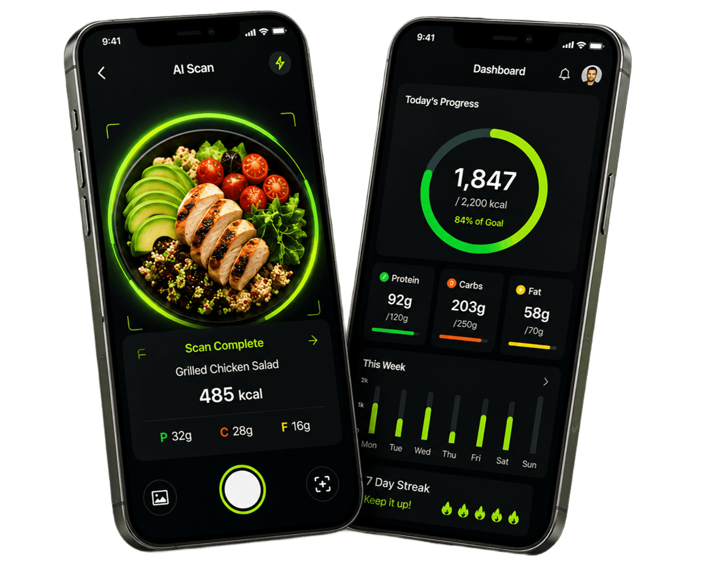 AI Calorie Tracking Made Effortless.